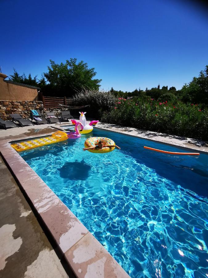 Magnifique Gite En Pierres 6 Personnes Avec Piscine Privee Ardeche Plein Sud Lablachère Dış mekan fotoğraf
